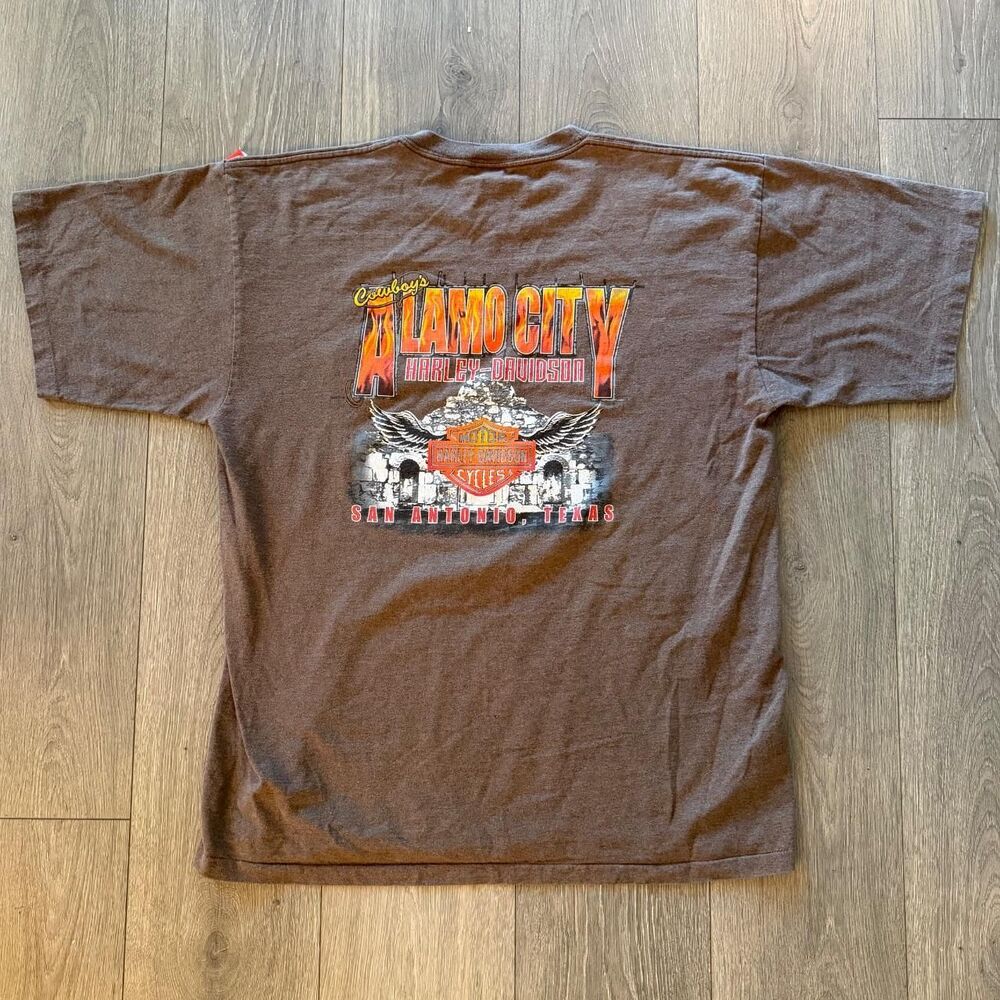 Vintage Harley-Davidson Alamo City Single Stitch Pocket Tee